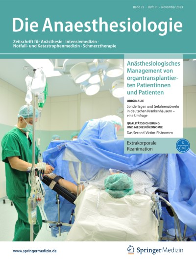 Link zu Zeitschrift Die Anaesthesiologie