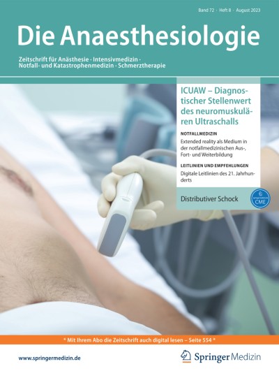 Link zu Zeitschrift Die Anaesthesiologie
