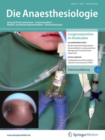 Aufklärung und Dokumentation in der Anästhesiologie