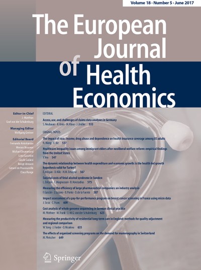 The European Journal of Health Economics 5/2017