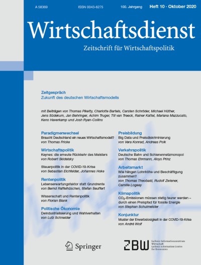 Wirtschaftsdienst 10/2020