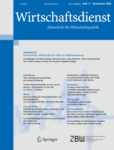 Wirtschaftsdienst 11/2020