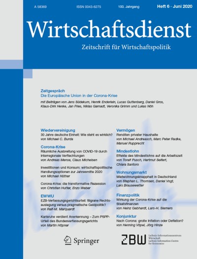 Wirtschaftsdienst 6/2020