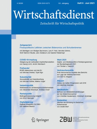Wirtschaftsdienst 6/2021