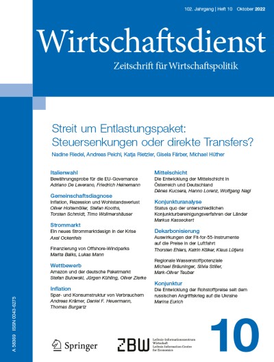 Wirtschaftsdienst 10/2022