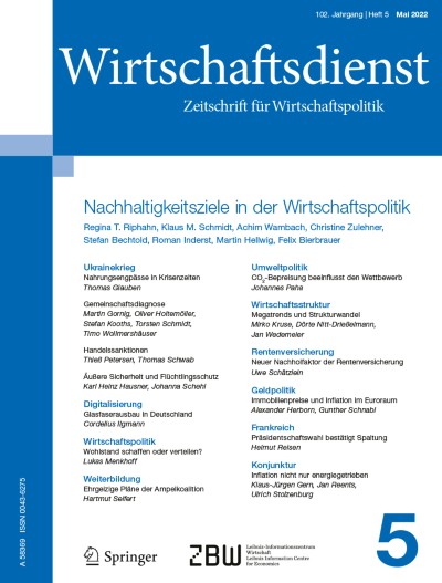 Wirtschaftsdienst 5/2022