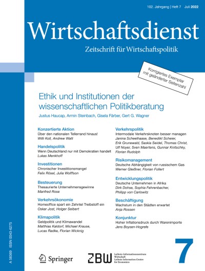 Wirtschaftsdienst 7/2022