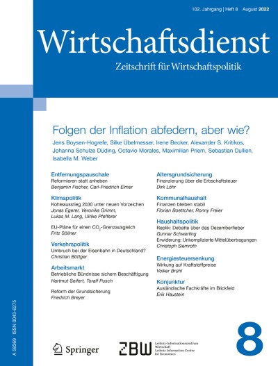 Wirtschaftsdienst 8/2022