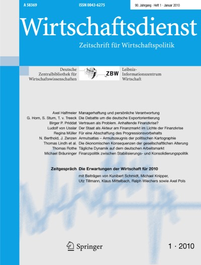 Wirtschaftsdienst 1/2010