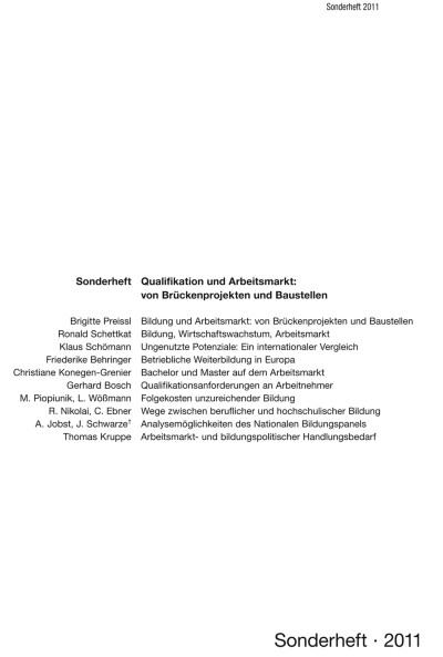 Wirtschaftsdienst 1/2011