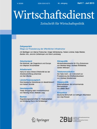 Wirtschaftsdienst 7/2015
