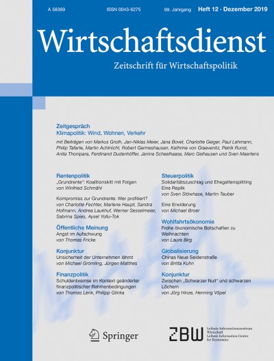 Wirtschaftsdienst 12/2019