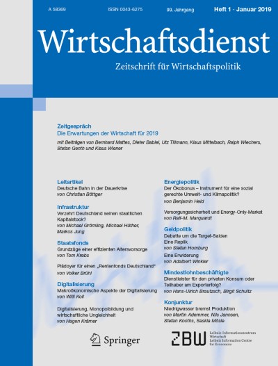 Wirtschaftsdienst 1/2019