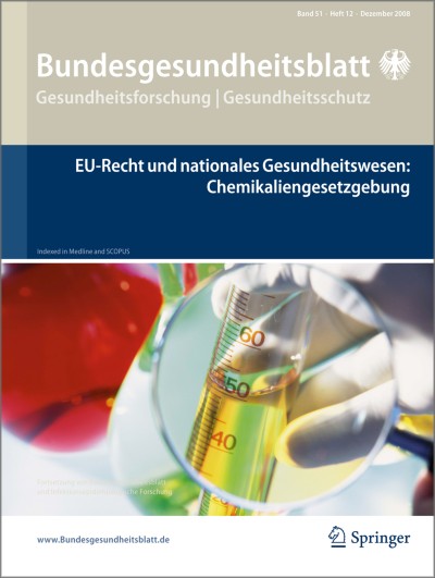 Bundesgesundheitsblatt - Gesundheitsforschung - Gesundheitsschutz 12/2008