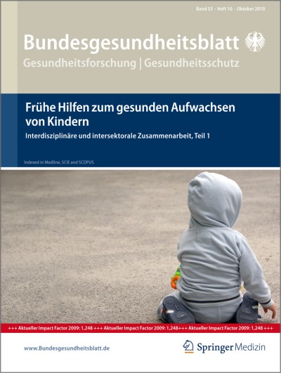 Bundesgesundheitsblatt - Gesundheitsforschung - Gesundheitsschutz 10/2010