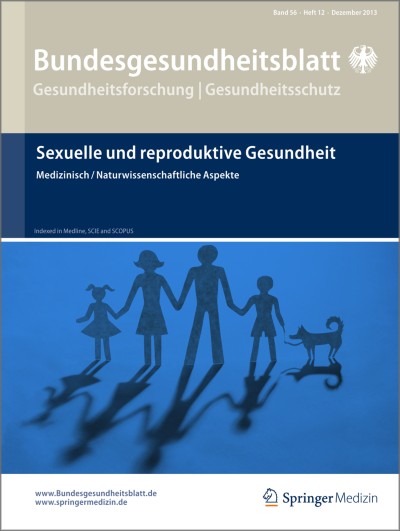 Bundesgesundheitsblatt - Gesundheitsforschung - Gesundheitsschutz 12/2013