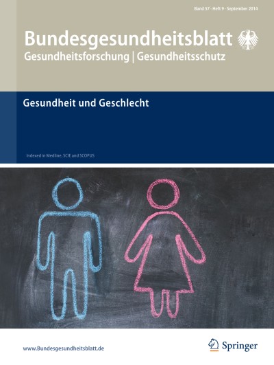 Bundesgesundheitsblatt - Gesundheitsforschung - Gesundheitsschutz 9/2014