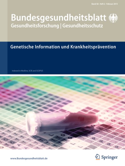 Bundesgesundheitsblatt - Gesundheitsforschung - Gesundheitsschutz 2/2015