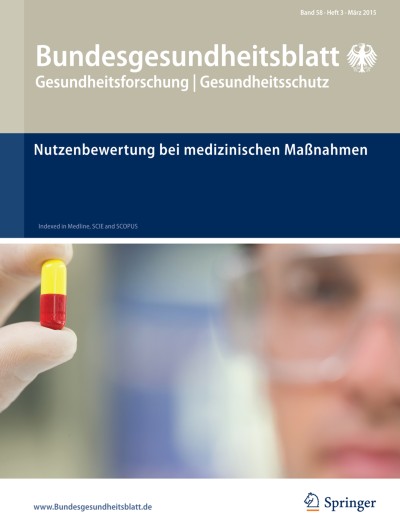 Bundesgesundheitsblatt - Gesundheitsforschung - Gesundheitsschutz 3/2015