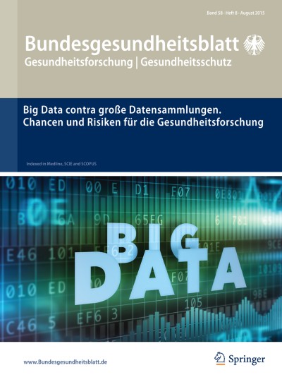 Link zu Zeitschrift Bundesgesundheitsblatt - Gesundheitsforschung - Gesundheitsschutz