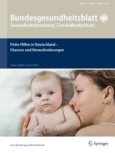 Bundesgesundheitsblatt - Gesundheitsforschung - Gesundheitsschutz 10/2016
