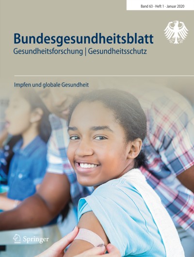 Bundesgesundheitsblatt - Gesundheitsforschung - Gesundheitsschutz 1/2020