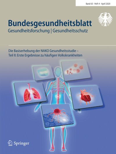 Bundesgesundheitsblatt - Gesundheitsforschung - Gesundheitsschutz 4/2020