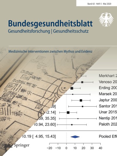 Bundesgesundheitsblatt - Gesundheitsforschung - Gesundheitsschutz 5/2020