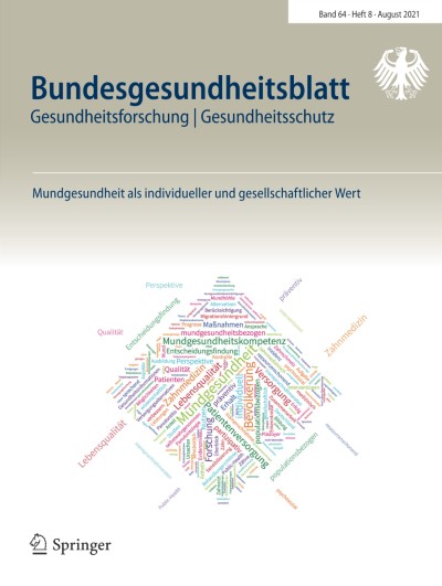 Bundesgesundheitsblatt - Gesundheitsforschung - Gesundheitsschutz 8/2021
