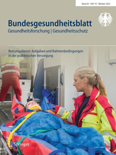 Bundesgesundheitsblatt - Gesundheitsforschung - Gesundheitsschutz 10/2022