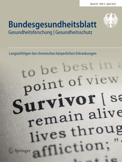 Bundesgesundheitsblatt - Gesundheitsforschung - Gesundheitsschutz 4/2022