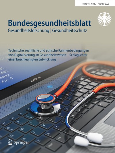 Link zu Zeitschrift Bundesgesundheitsblatt - Gesundheitsforschung - Gesundheitsschutz
