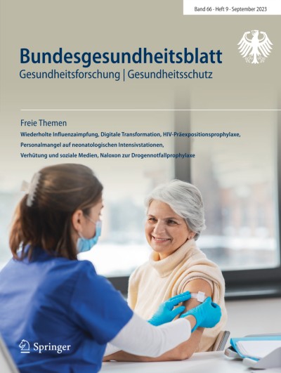 Bundesgesundheitsblatt - Gesundheitsforschung - Gesundheitsschutz 9/2023