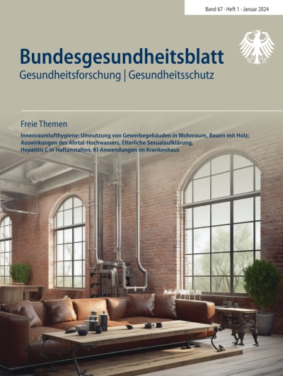 Bundesgesundheitsblatt - Gesundheitsforschung - Gesundheitsschutz 1/2024