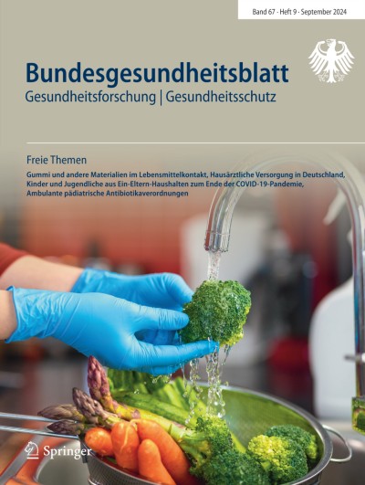 Bundesgesundheitsblatt - Gesundheitsforschung - Gesundheitsschutz 9/2024
