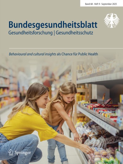 Bundesgesundheitsblatt - Gesundheitsforschung - Gesundheitsschutz 9/2025