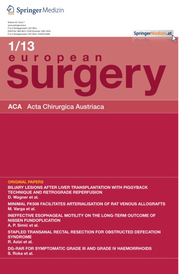 European Surgery 1/2013