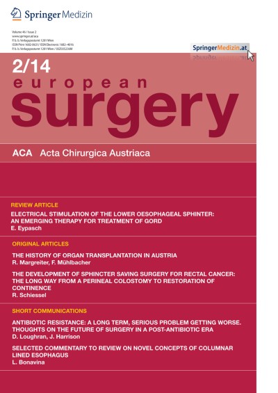 Link zu Zeitschrift European Surgery