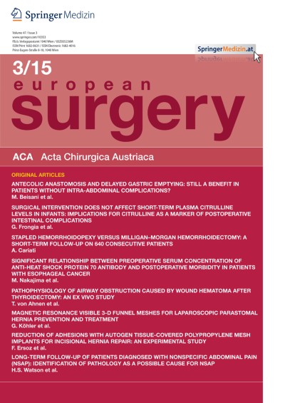 European Surgery 3/2015