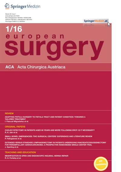 European Surgery 1/2016