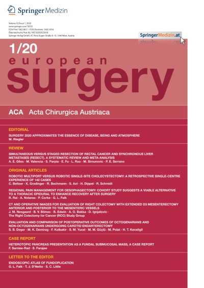 Link zu Zeitschrift European Surgery