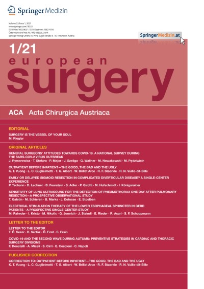 European Surgery 1/2021