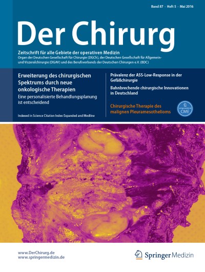 Der Chirurg 5/2016