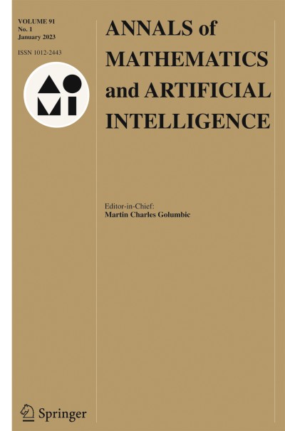Annals of Mathematics and Artificial Intelligence 1/2023