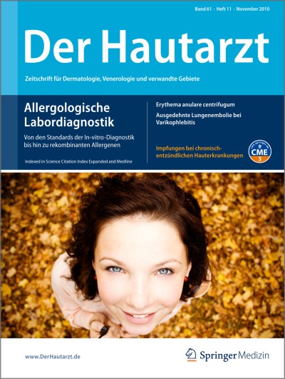 Link zu Zeitschrift Die Dermatologie