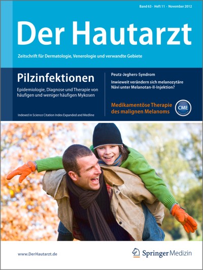 Dermatoskopische Veränderungen von melanozytären Nävi unter Verwendung von  Melanotan II