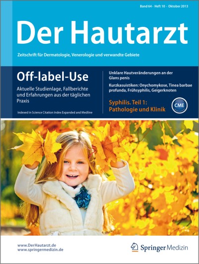 Link zu Zeitschrift Die Dermatologie