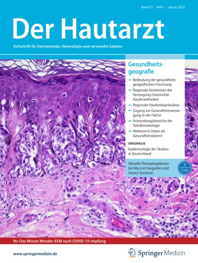 Dermatologie | Zwanzig Jahre als Schriftleiter der Zeitschrift Der ...