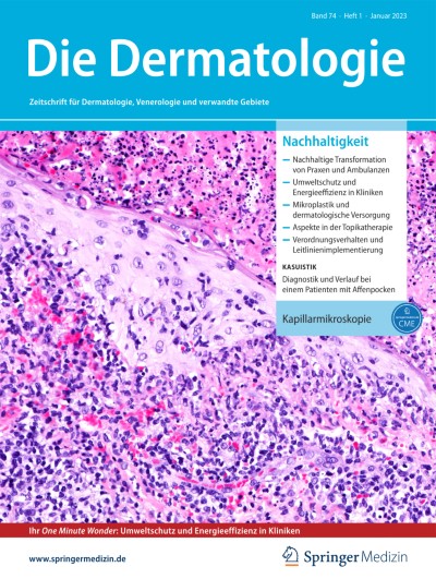 Link zu Zeitschrift Die Dermatologie