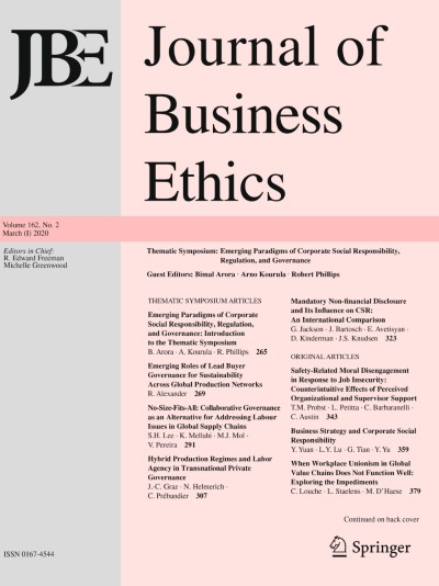 Journal of Business Ethics 2/2020